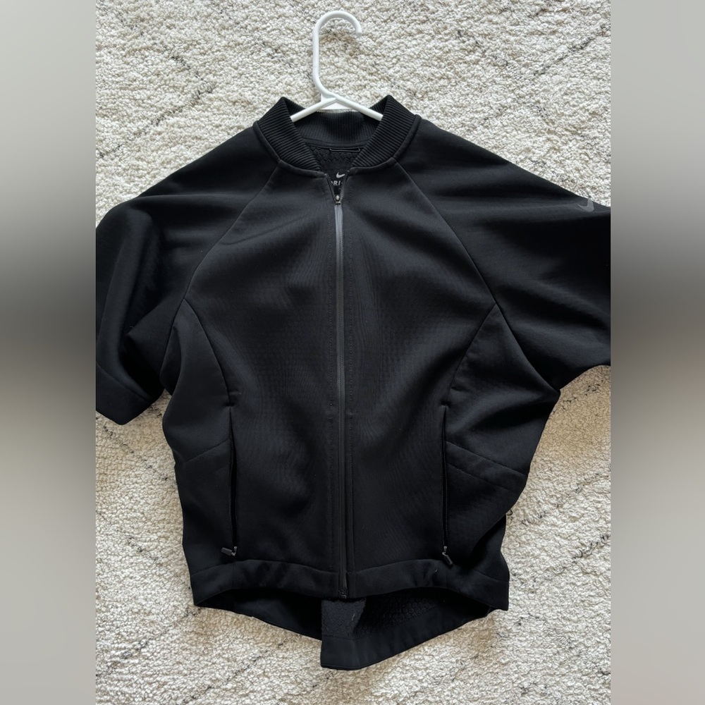 Nike Dri-Fit Black Short Sleeve Jacket